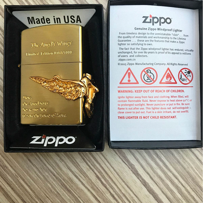 Zippo Angel Wings